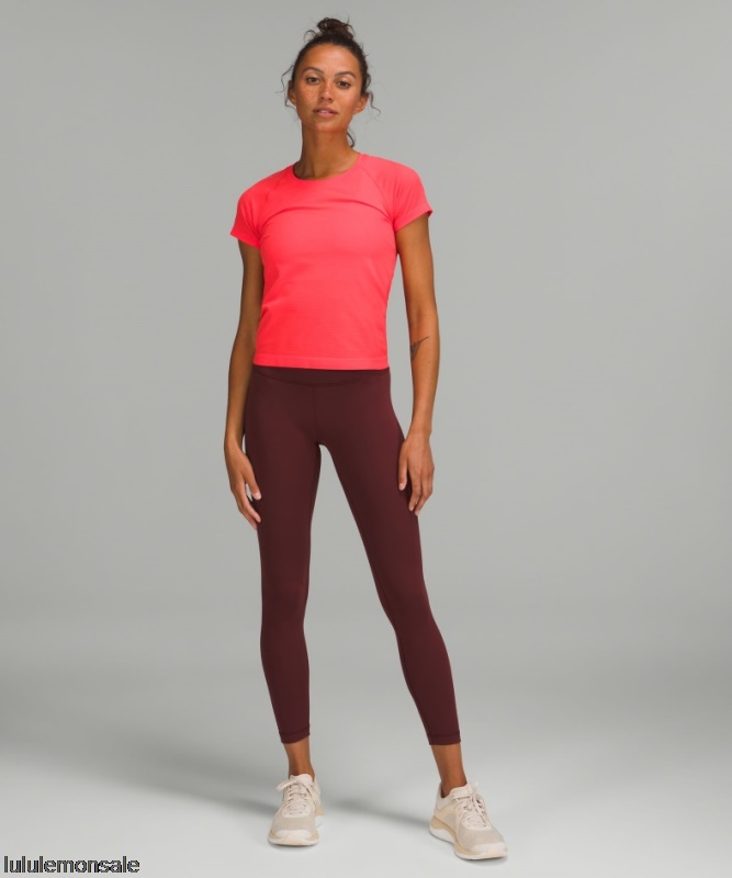 Lululemon Damen DELULU067 | Lululemon Deutschland Red Merlot Wunder Train High-rise Tight 25